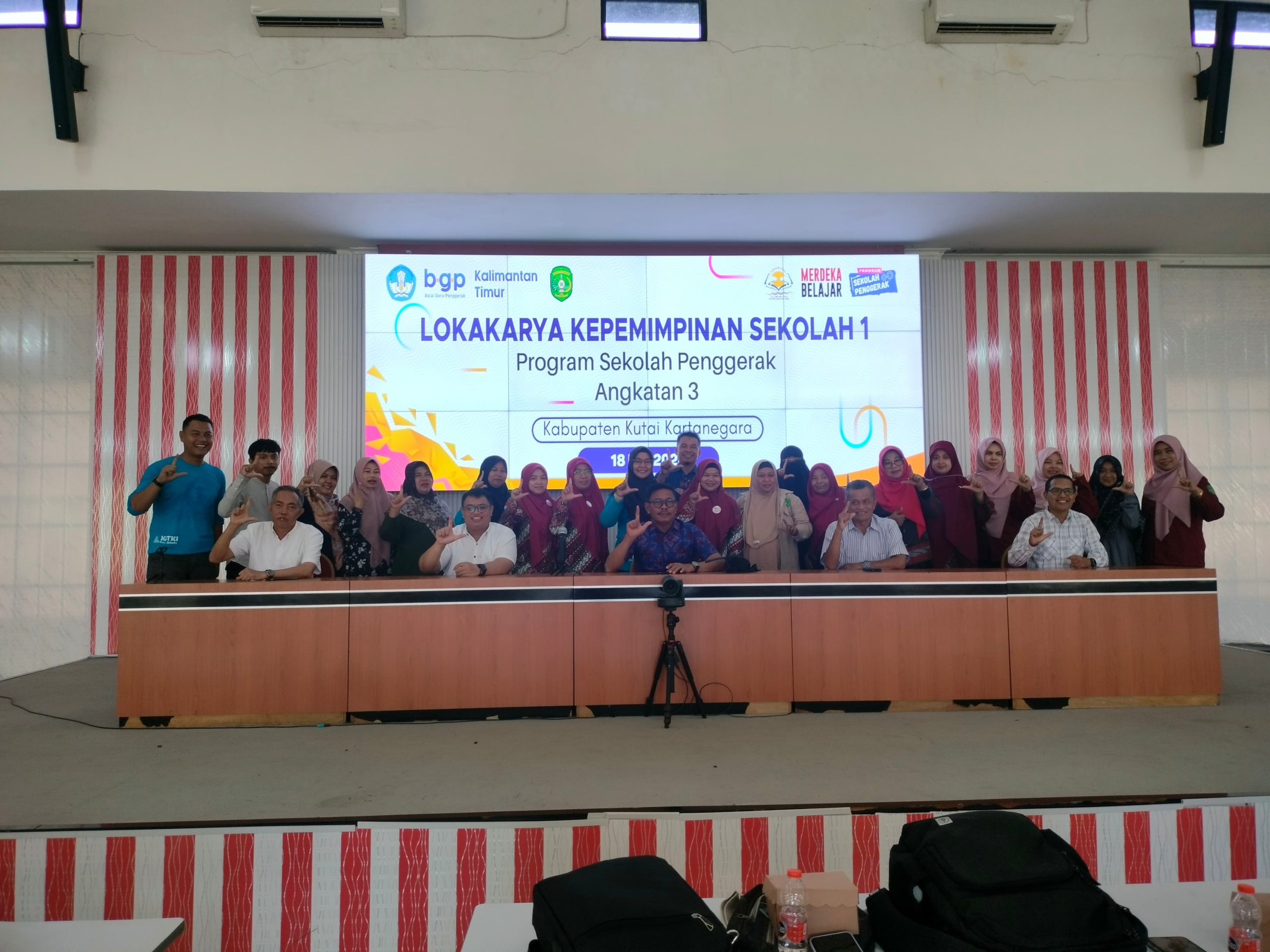 Pembukaan Loka Karya Kepemimpinan Sekolah 1 Wilayah 3 Kabupaten Kutai Kartanegara Program Sekolah Penggerak