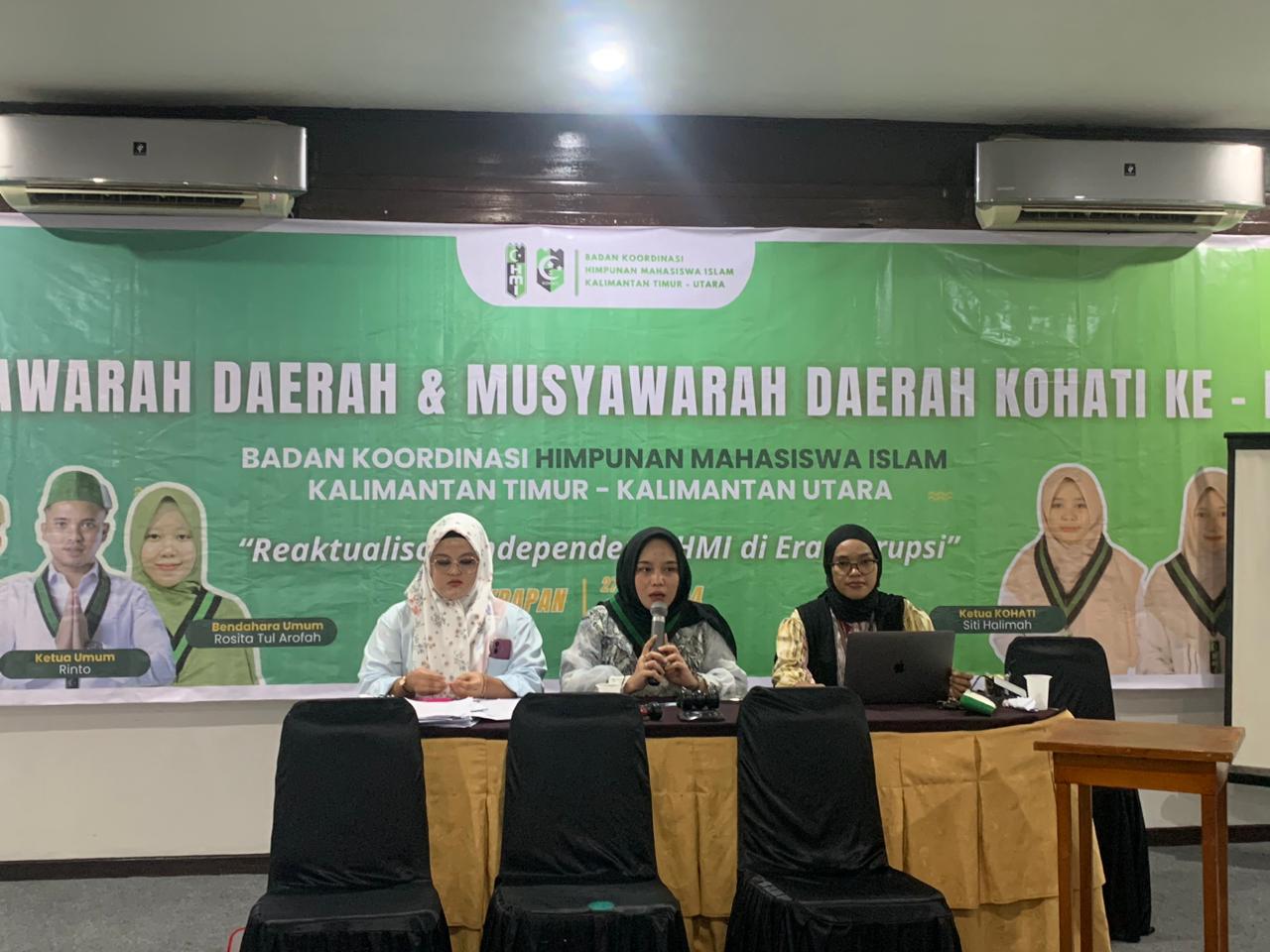 Andi Wahyuni Muzakkir, Formatur Ketua Umum Kohati Badko Kaltimtara 2024-2026.