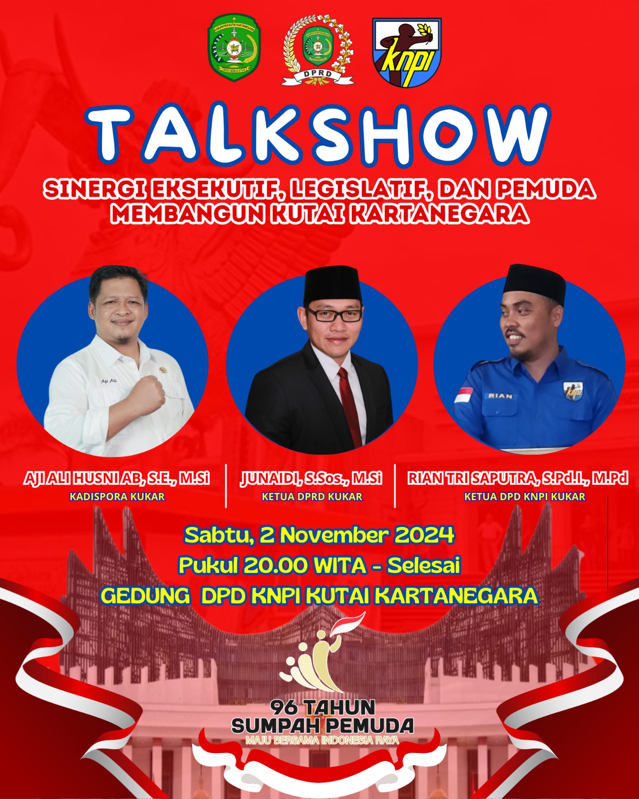 Poster Talkshow, KNPI Kukar