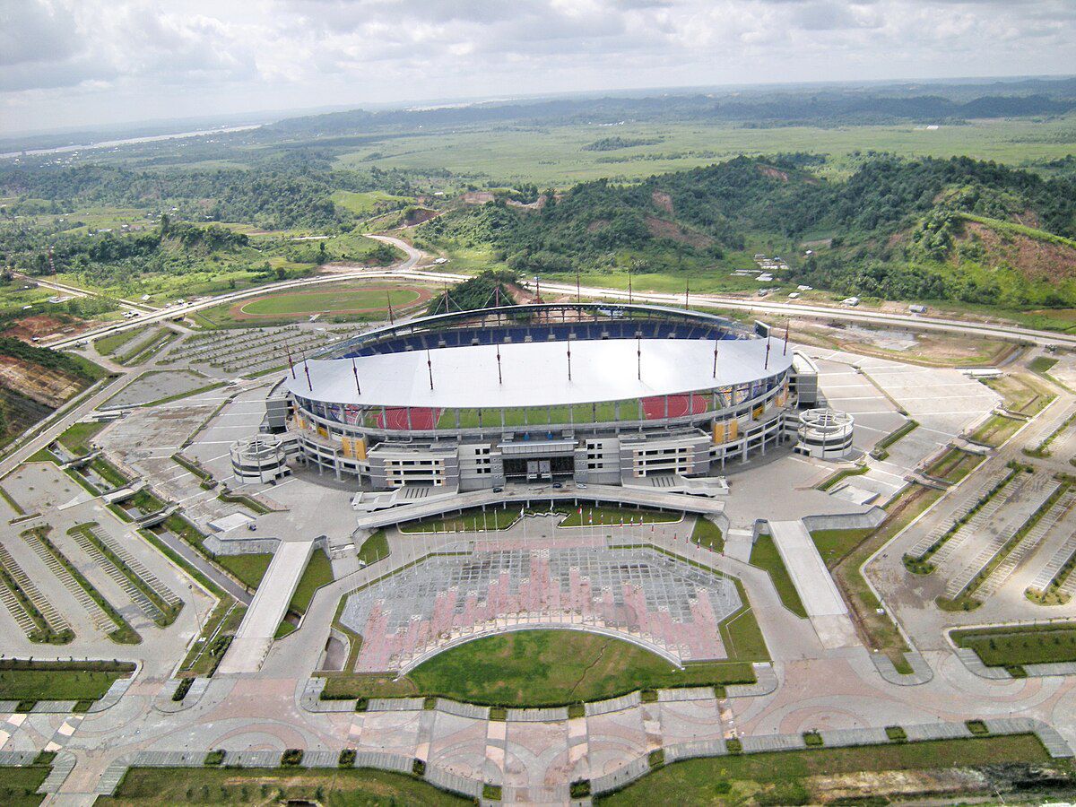 Foto Stadion Palaran Samarinda yang dinilai mengalami kerusakan 60 persen (istimewa).