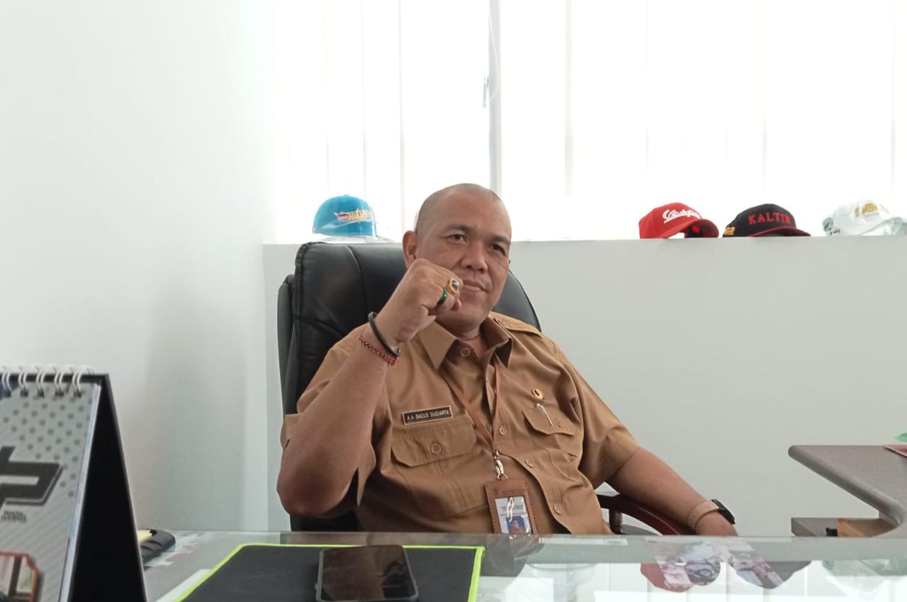 Kepala Bidang Pembudayaan Olahraga Dispora Kaltim, AA Bagus Surya Saputra Sugiarta.