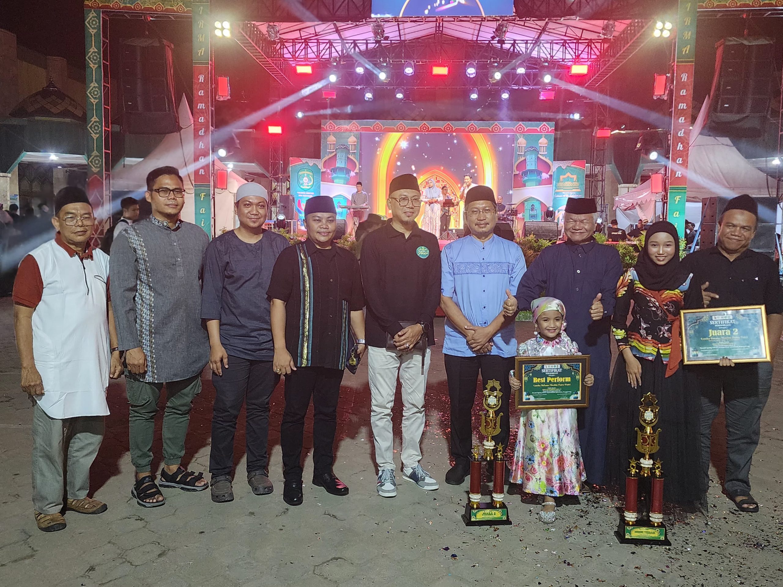 Momen dengan peserta pemenang lomba.