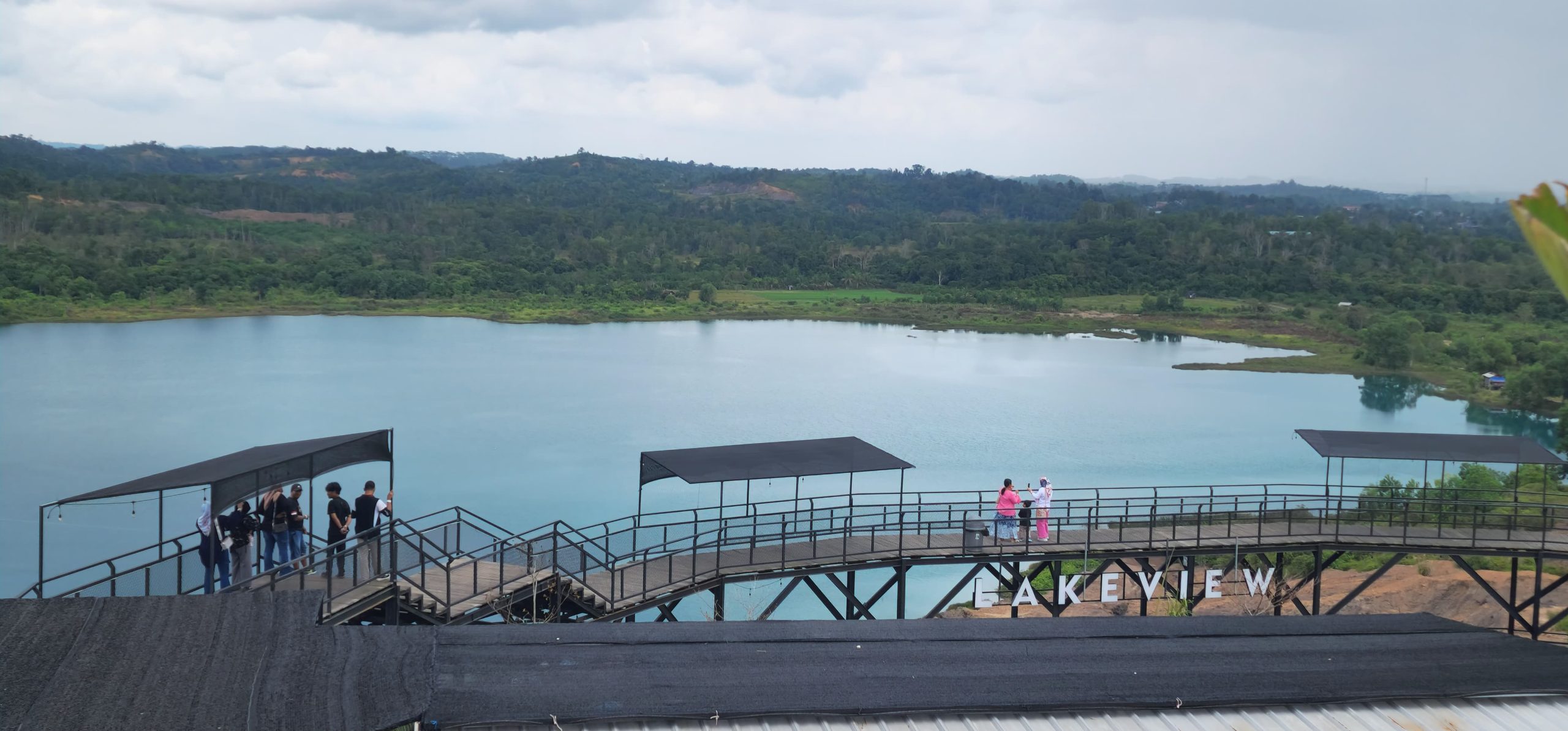 Pemandangan Lakeview, Samboja, Kukar.