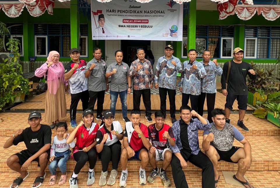 Jajaran Pertina Kukar dan SMA Negeri 1 Sebulu.