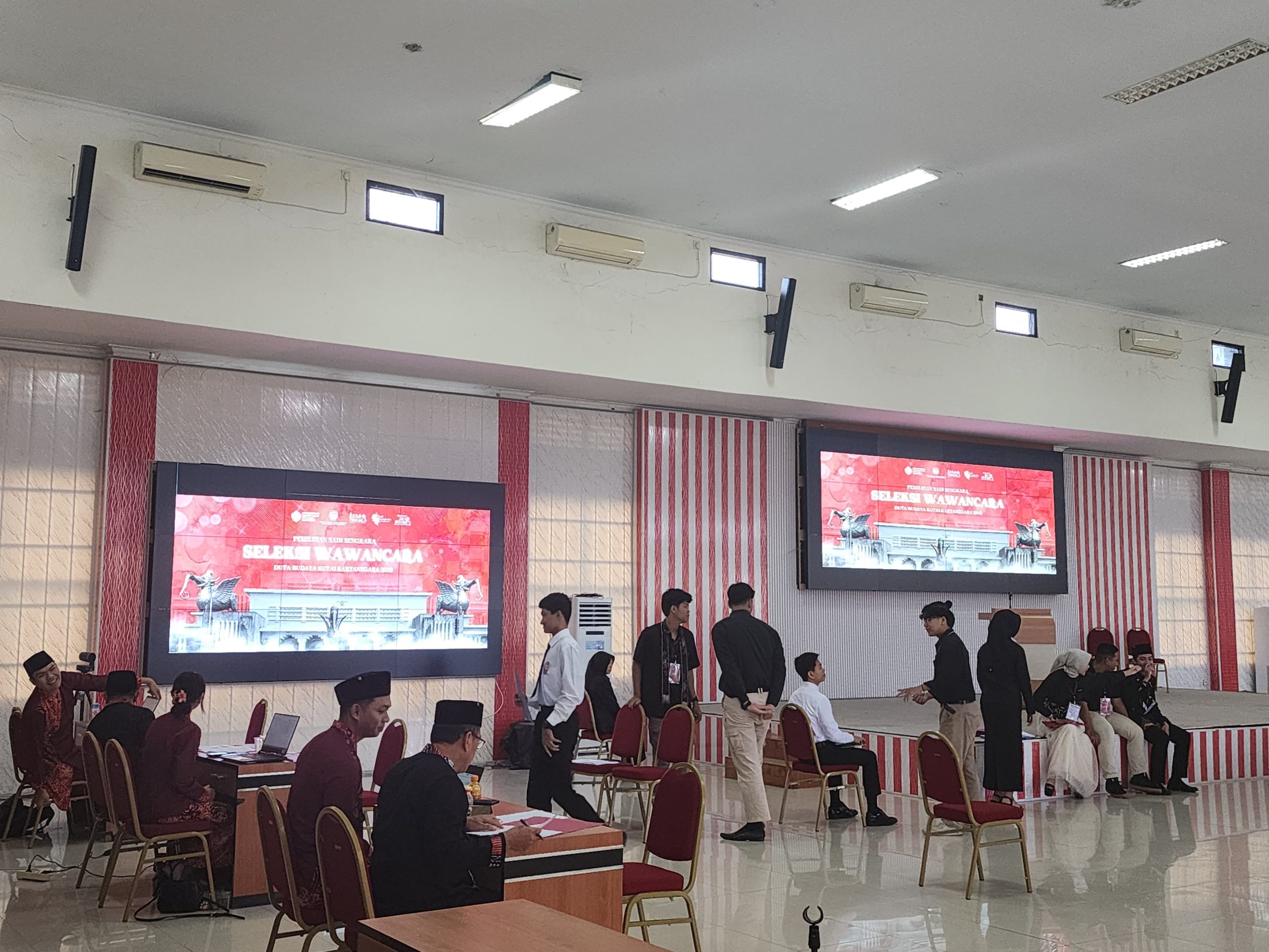 Proses Seleksi Wawancara Duta Budaya Disdikbud Kukar.