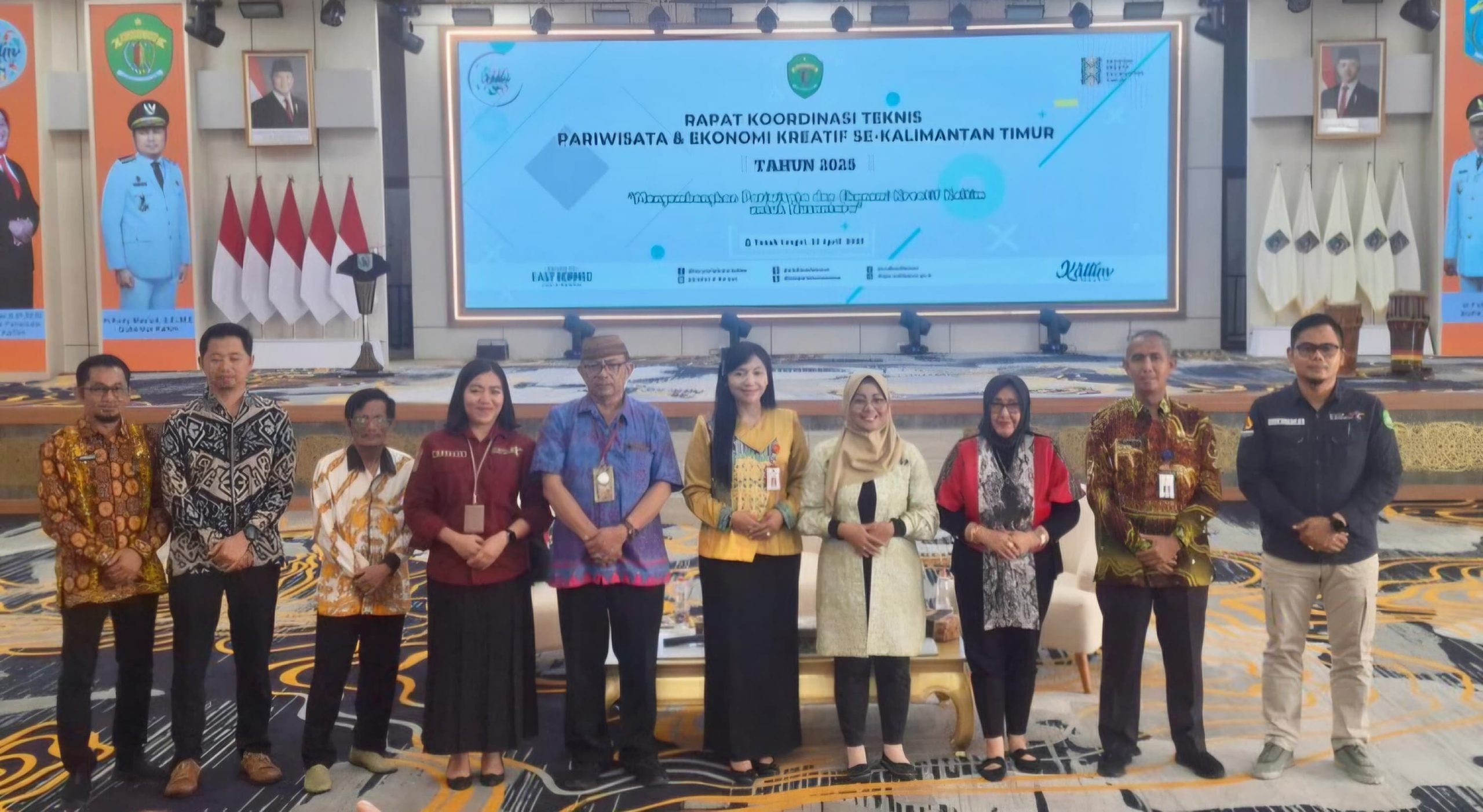 Rapat Koordinasi TeknisRapat Koordinasi Teknis Pariwisata dan Ekonomi Kreatif se-Kalimantan Timur tahun 2025.
