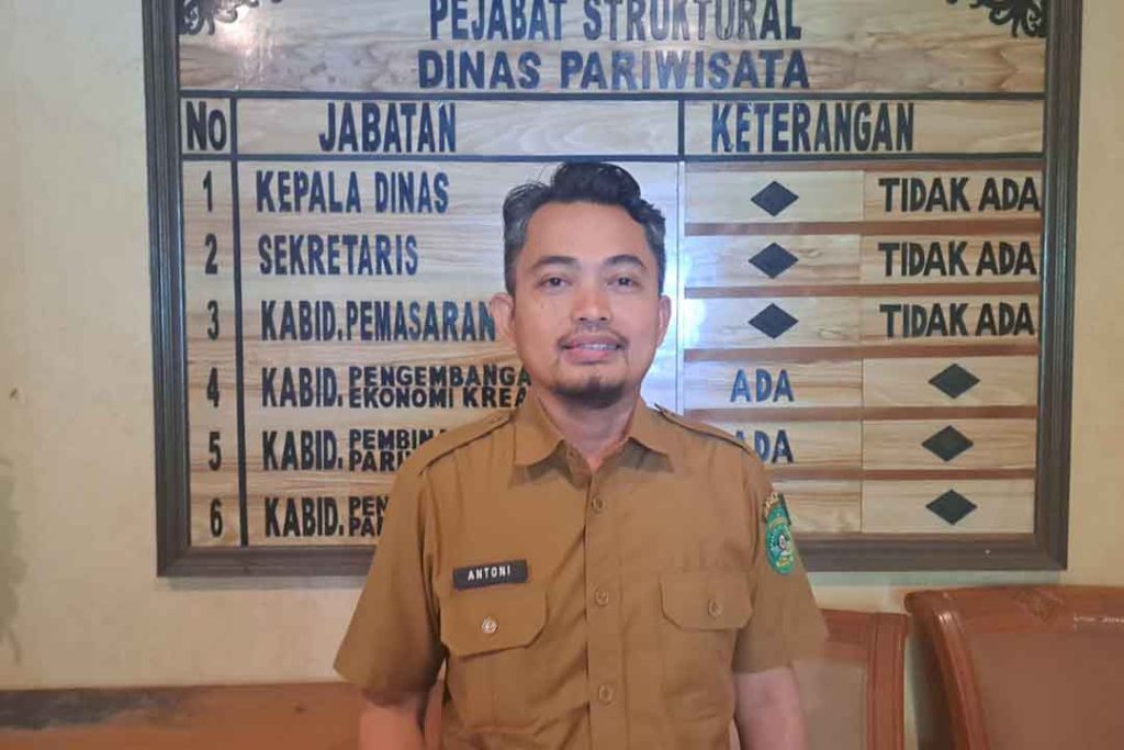 Kepala Bidang Pembinaan Industri Pariwisata Dispar Kukar, Antoni Kusbiantoro. (Istimewa)