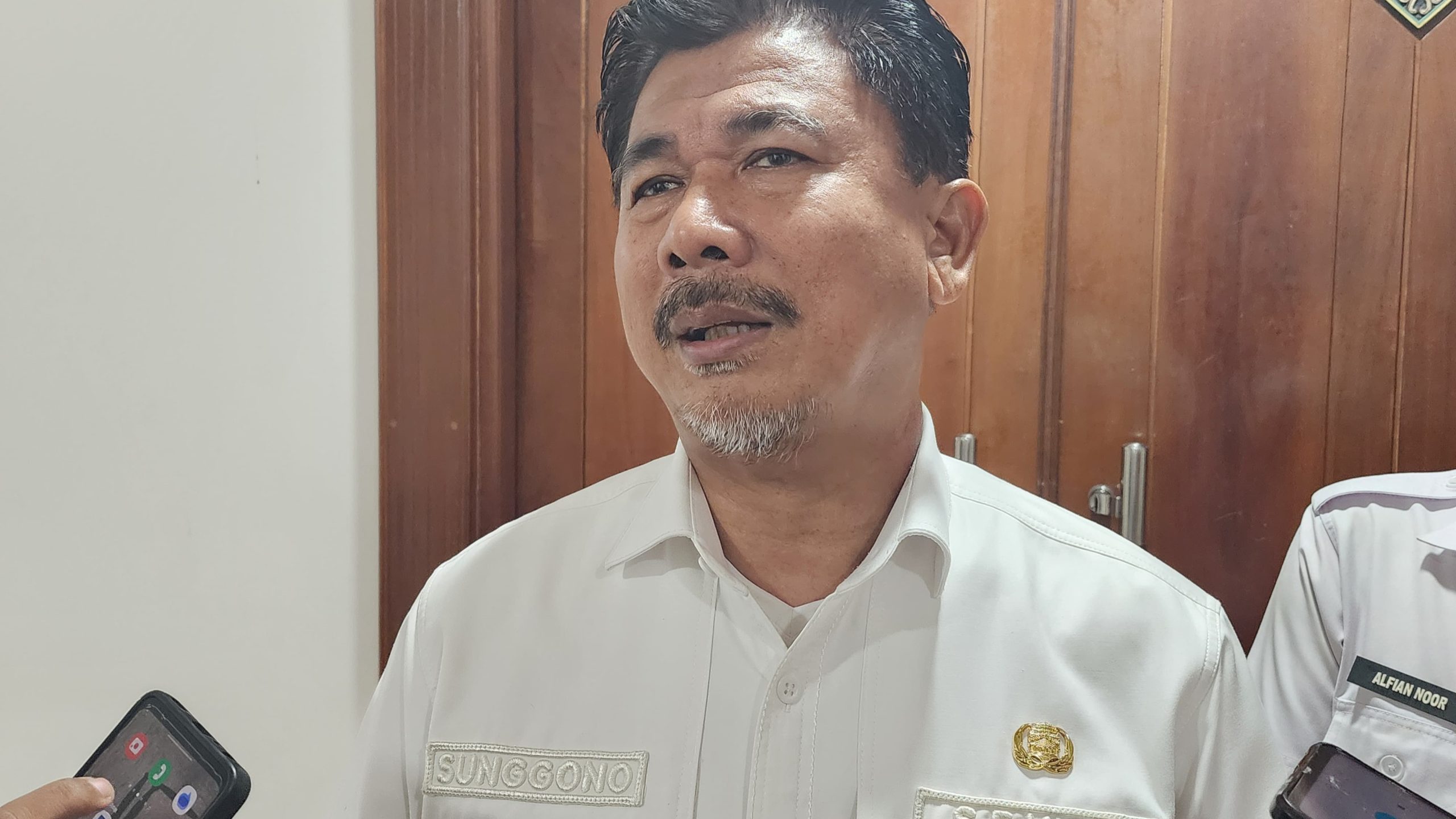 Sekretaris Daerah Kukar, Sunggono.