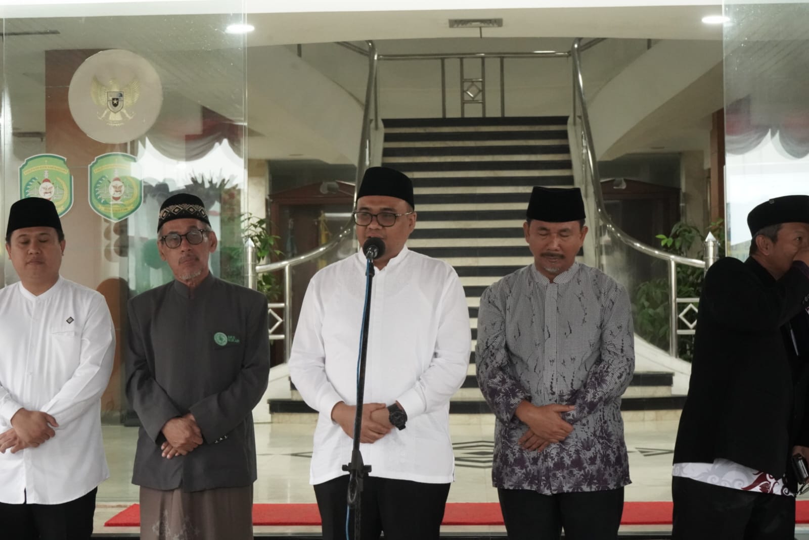 Bupati Kukar, Aulia Rahman Basri saat Sambutan.