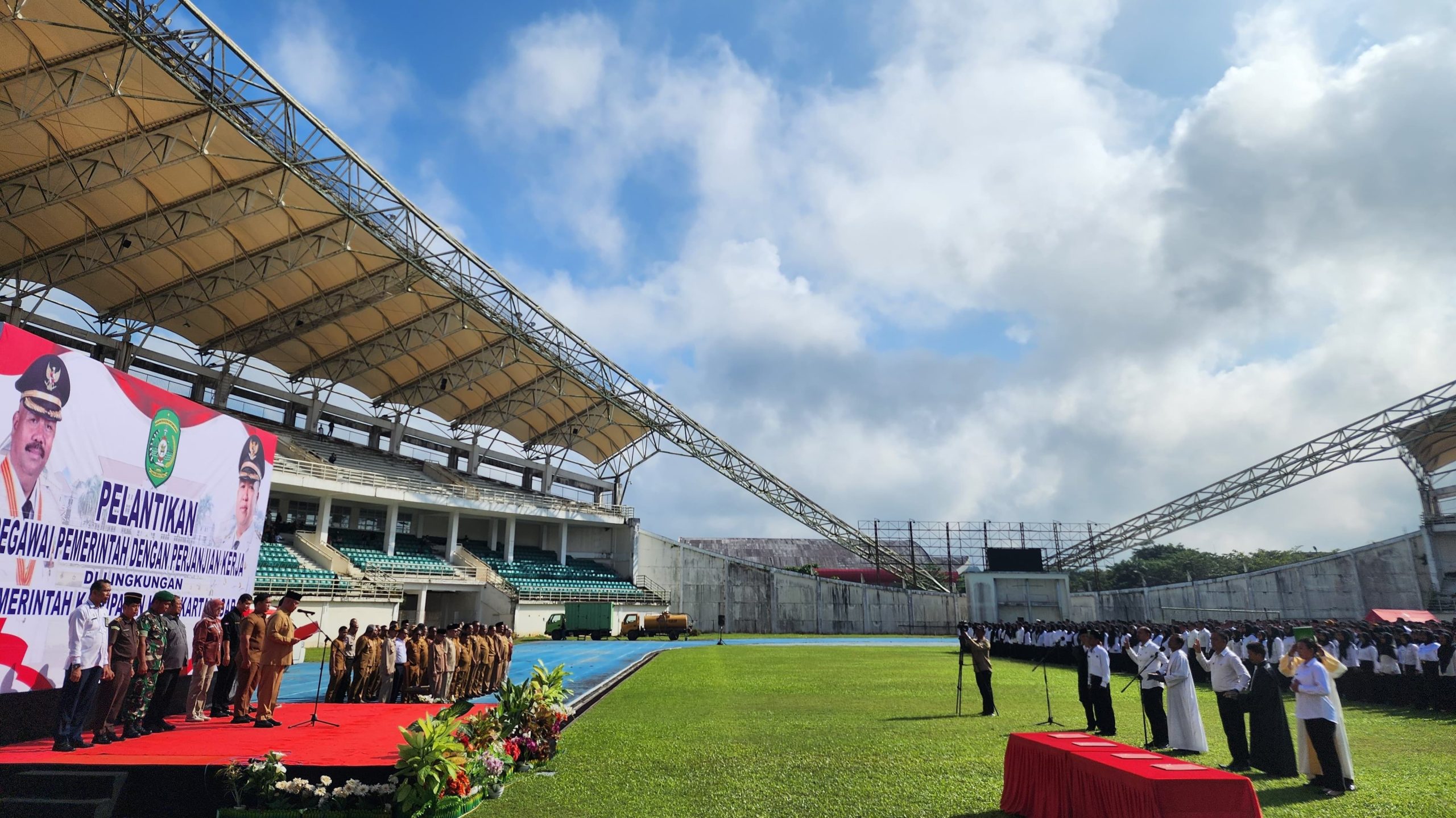 Suasana Pelantikan 3.970 PPPK Kukar.