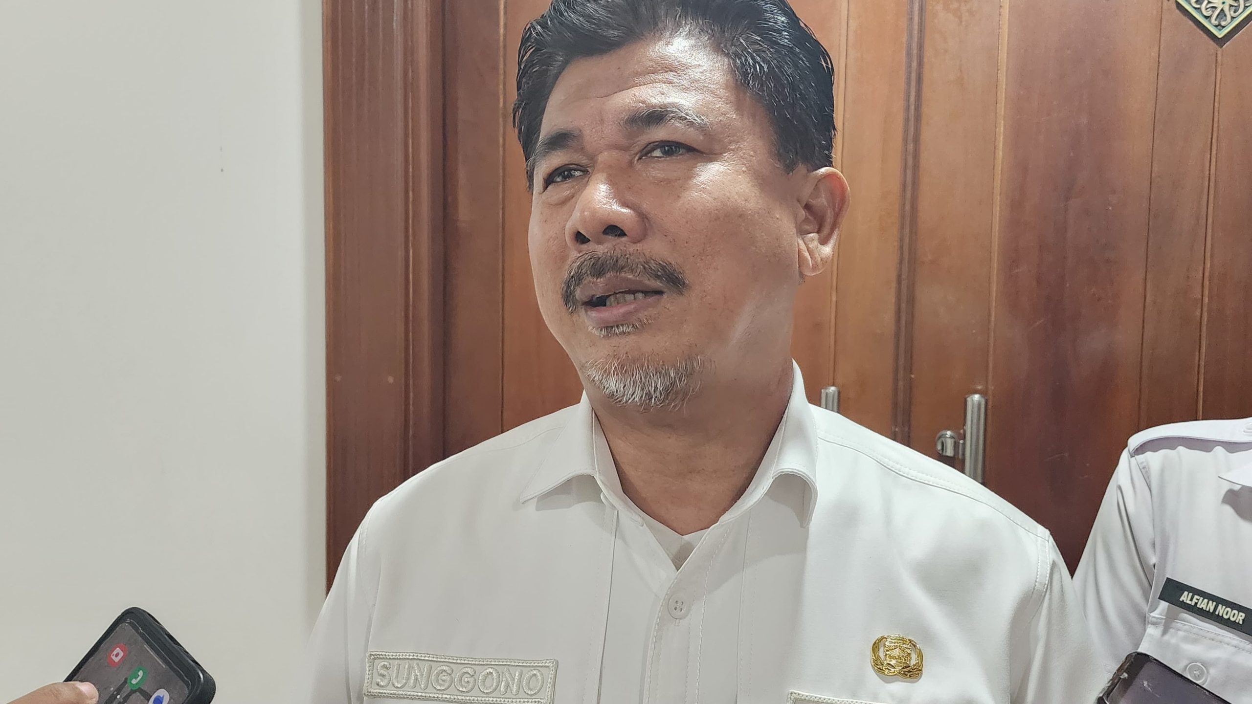 Sekretaris Daerah Kukar, Sunggono.