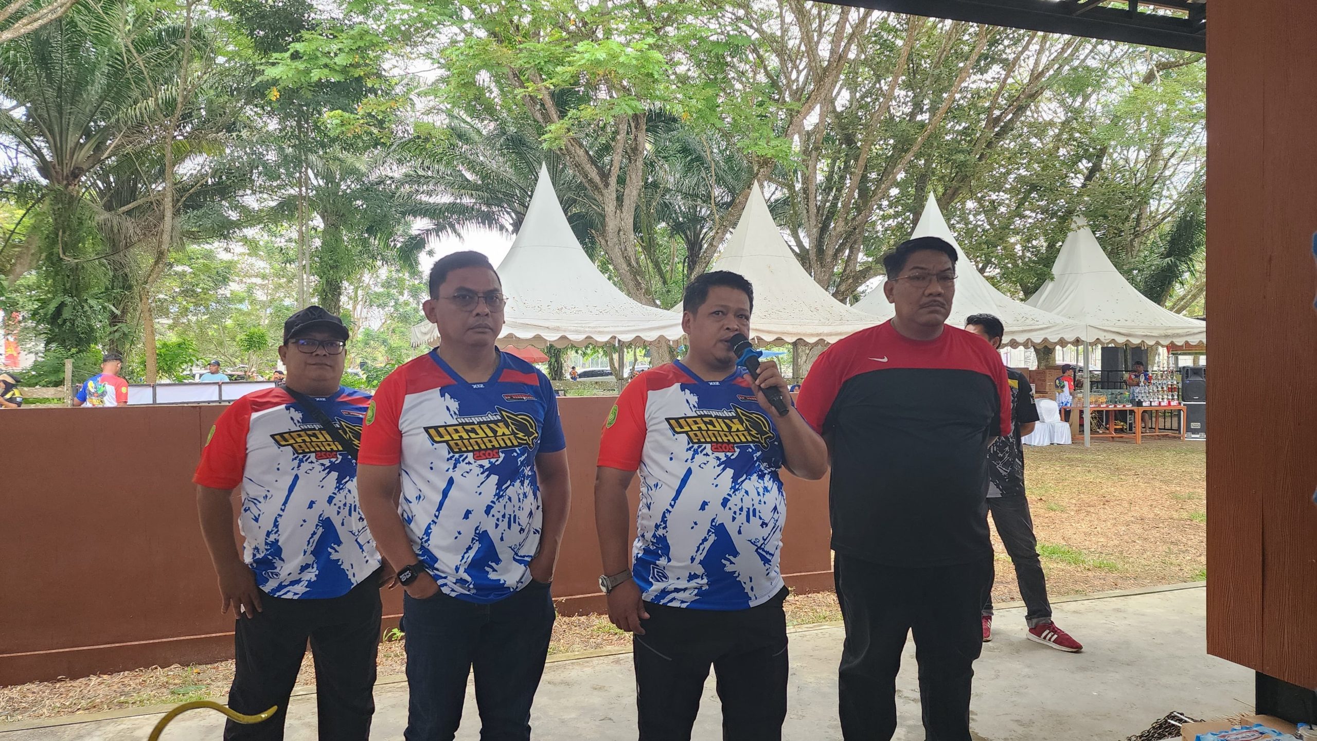 Kepala Dispora Kukar, Aji Ali Husni Saat Sambutan.