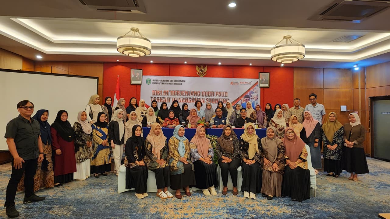 Pembukaan Diklat Berjenjang Guru PAUD terkait penanganan stunting Disdikbud Kukar.