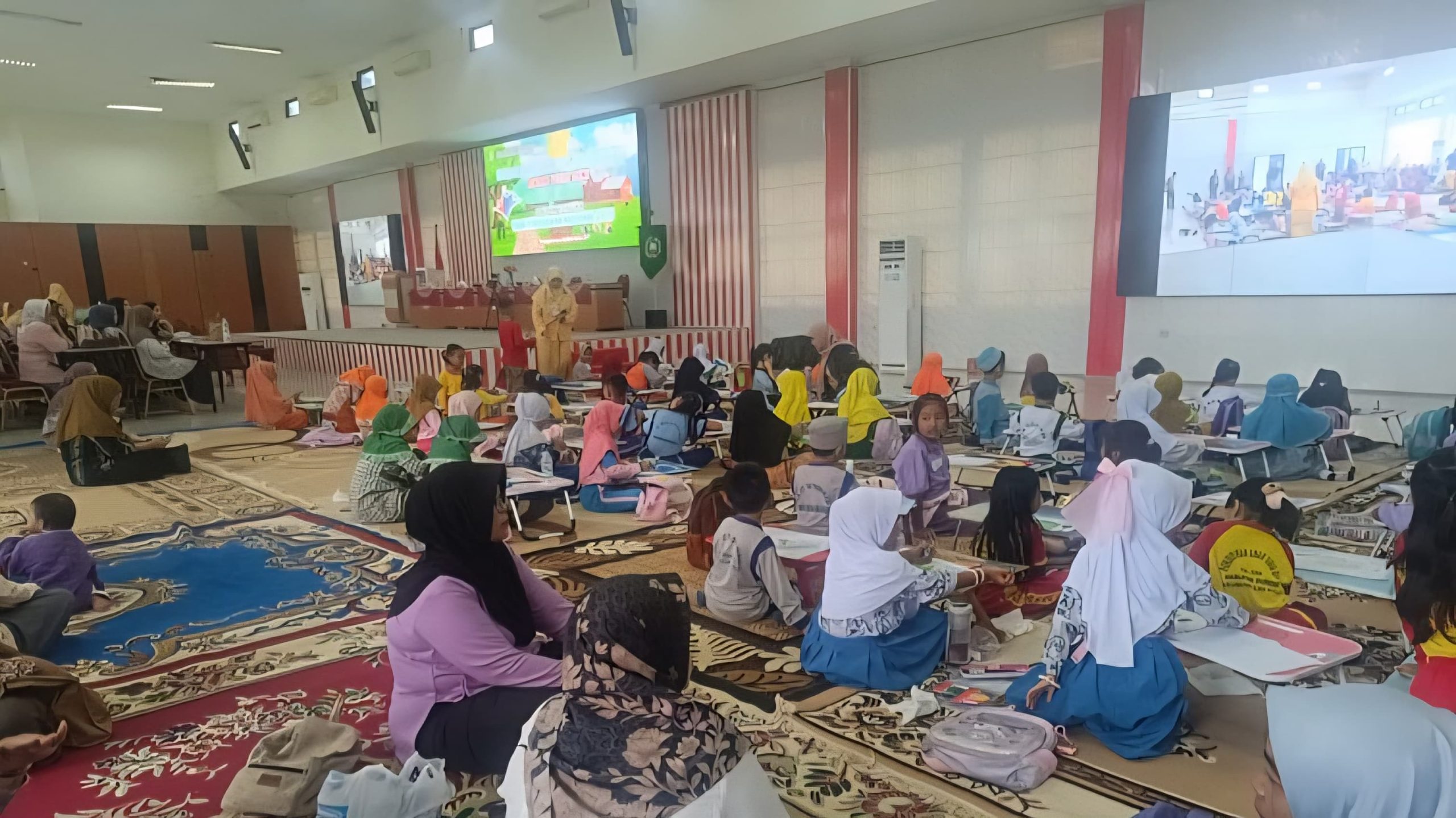 Lomba Menggambar Peringatan Hardiknas Kukar 2025.