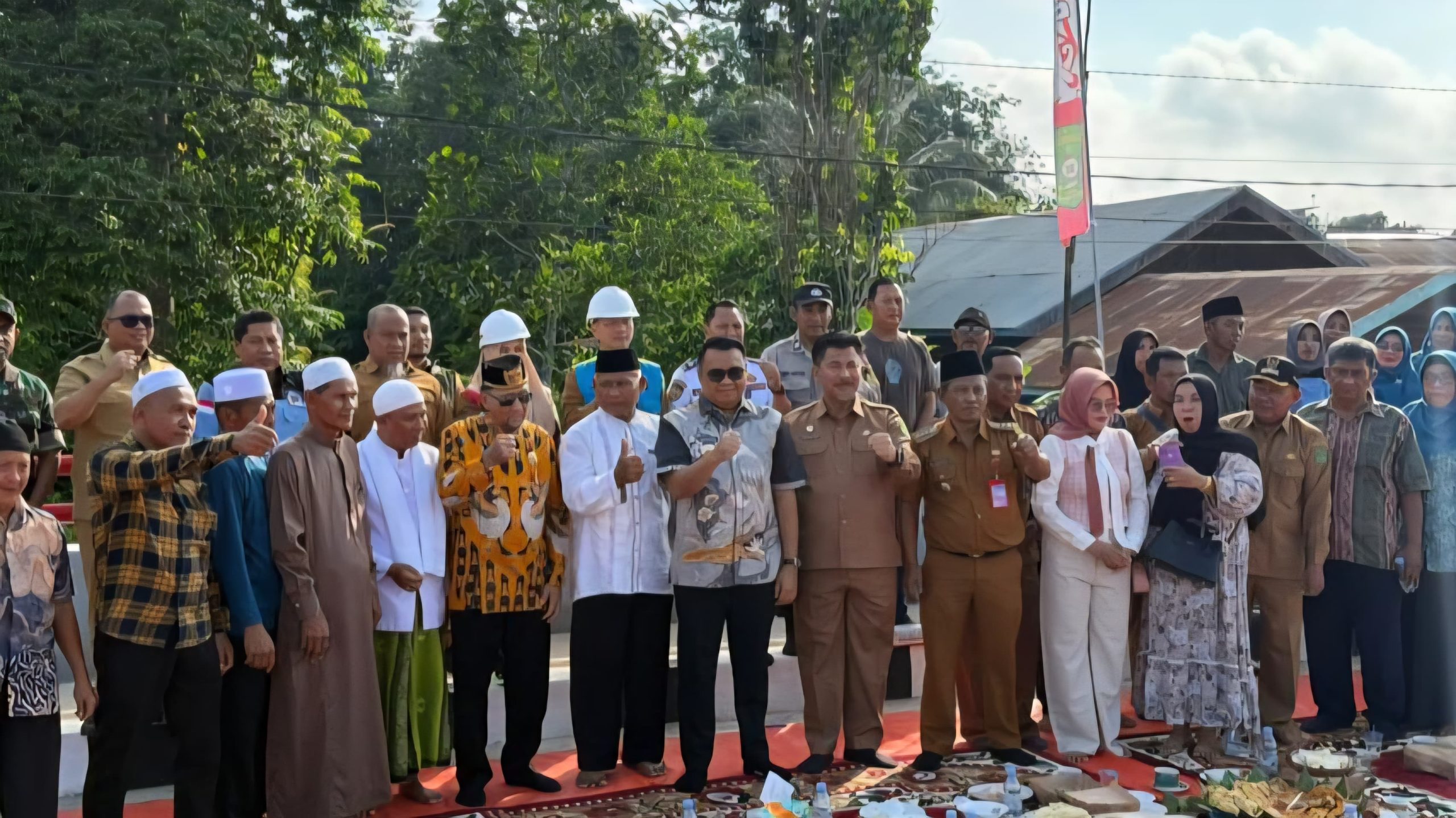 Peresmian jembatan Jongkang.