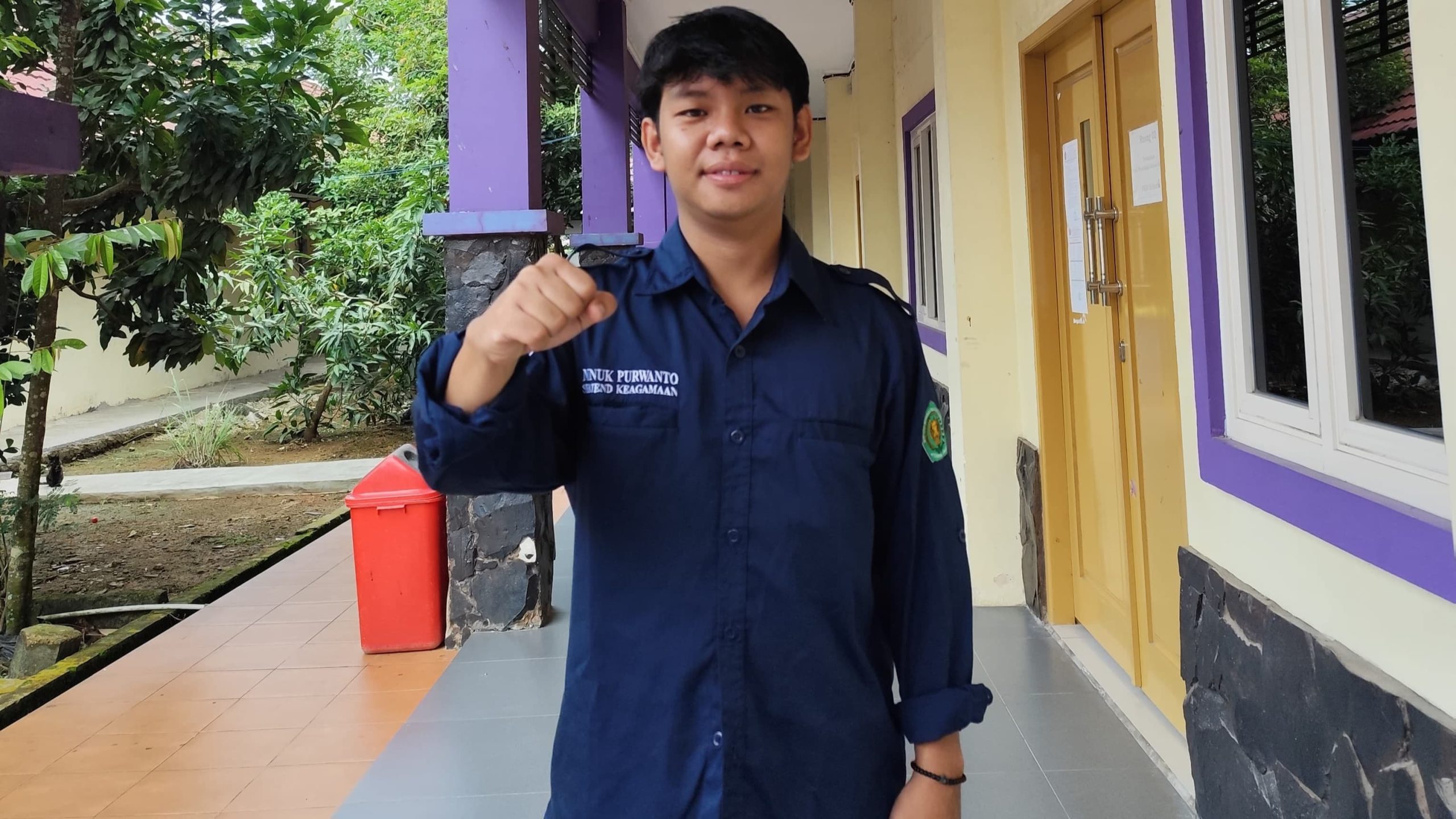 Koordinator Lapangan aksi, Nunuk Purwanto.