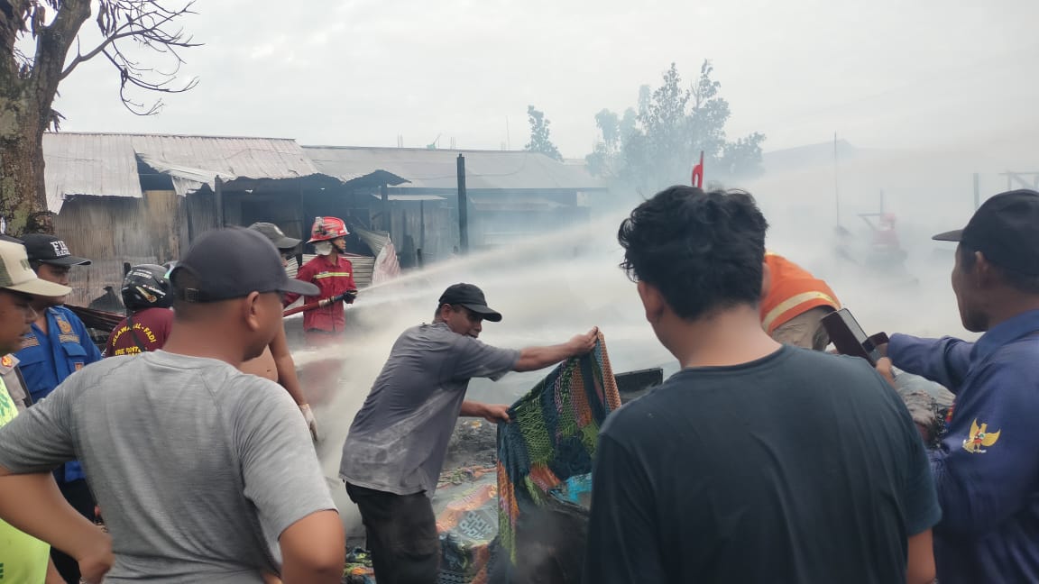 Kebakaran di Anggana. (Istimewa)