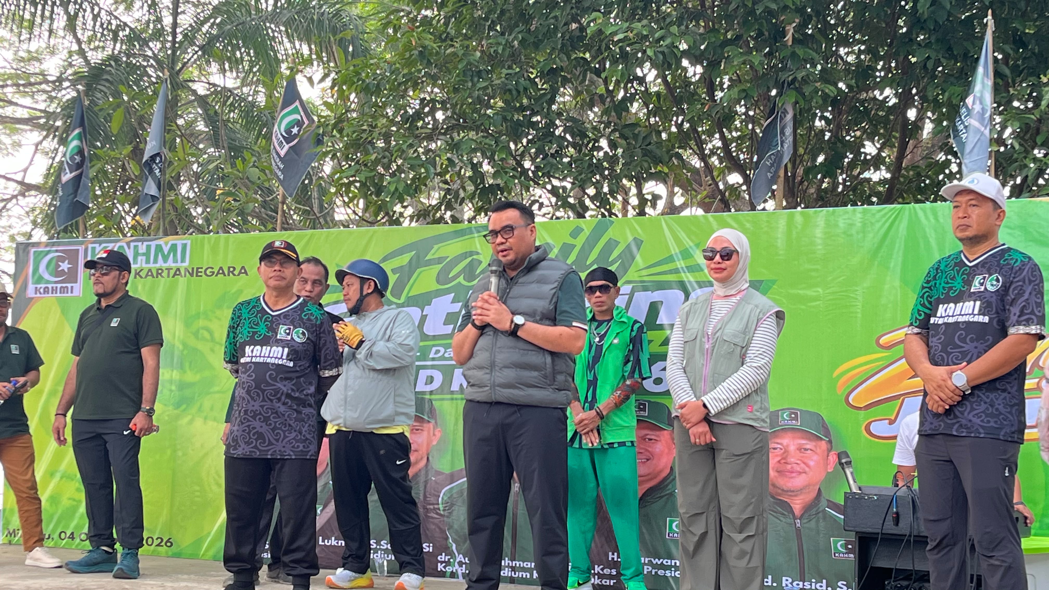 Koordinator Presidium MD KAHMI Kukar, Sekaligus Bupati Kukar, Aulia Rahman Basri.