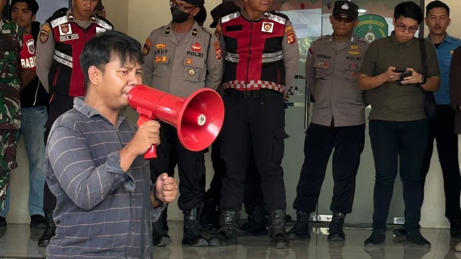 Wakil Presiden Mahasiswa Universitas Kutai Kartanegara, Nunuk Purwanto.